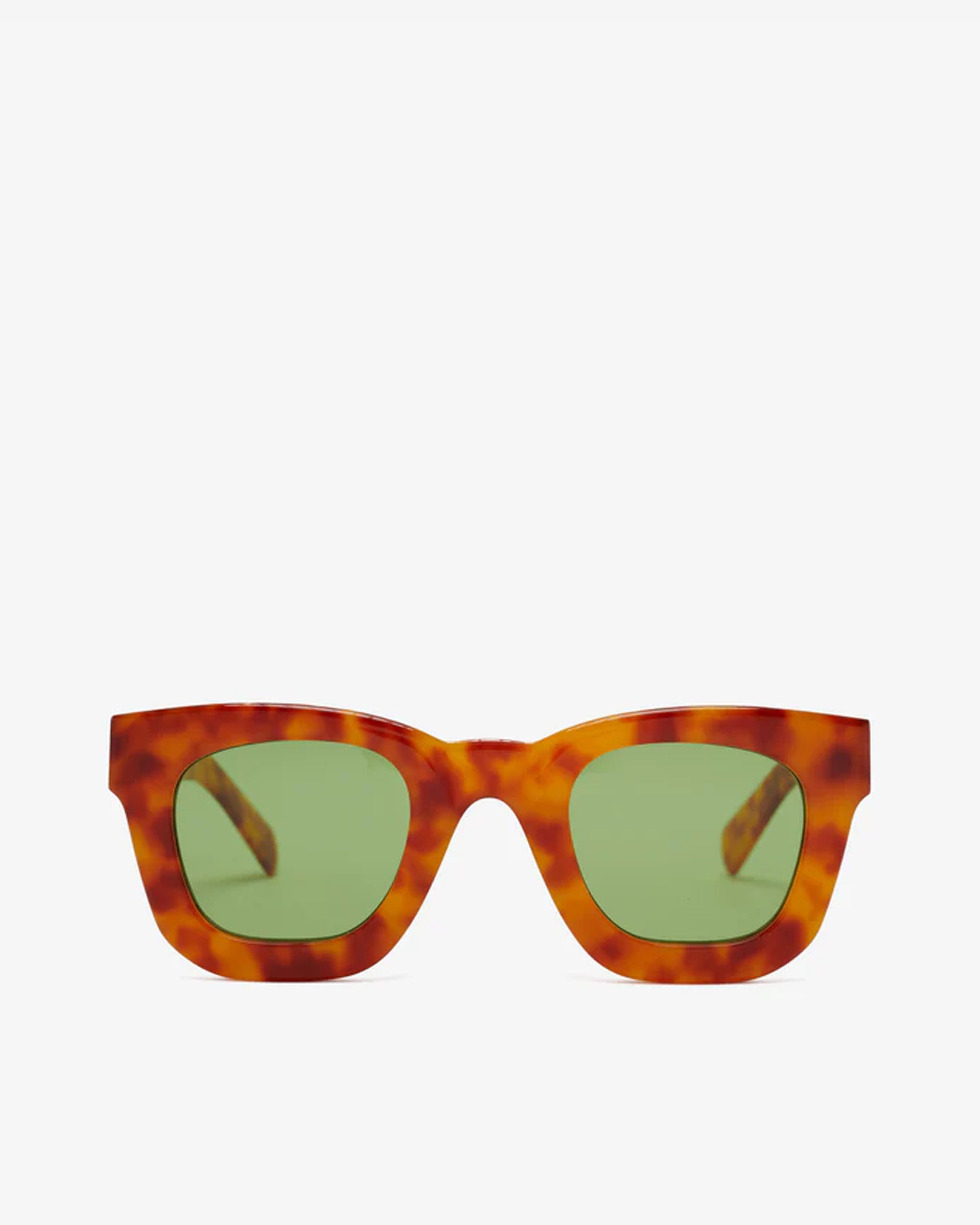 Brain Dead - Elia Post Modern Primitive Eye Protection Sunglasses - (Honey Tortoise) view 1, Click to Zoom in