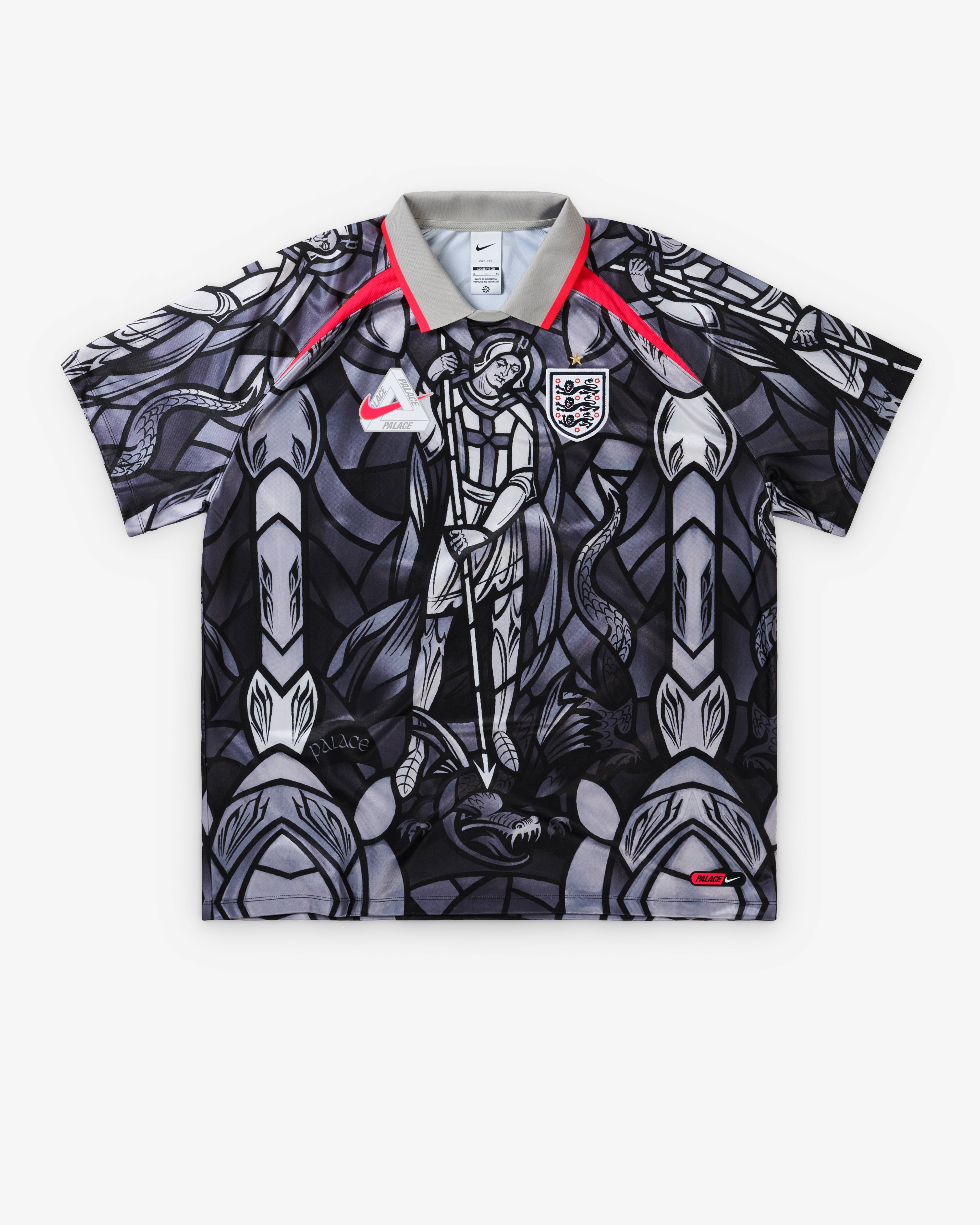 Nike: Men's Palace X England Short Sleeve Jersey (Pewter Grey