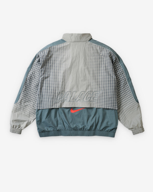 Nike - Men's Palace X England Track Jacket - (Pewter Grey/Bright Crimson)