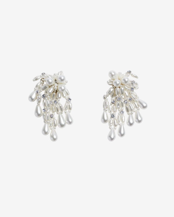 Simone Rocha - Women's Wilted Chandelier Earrings - (Pearl)