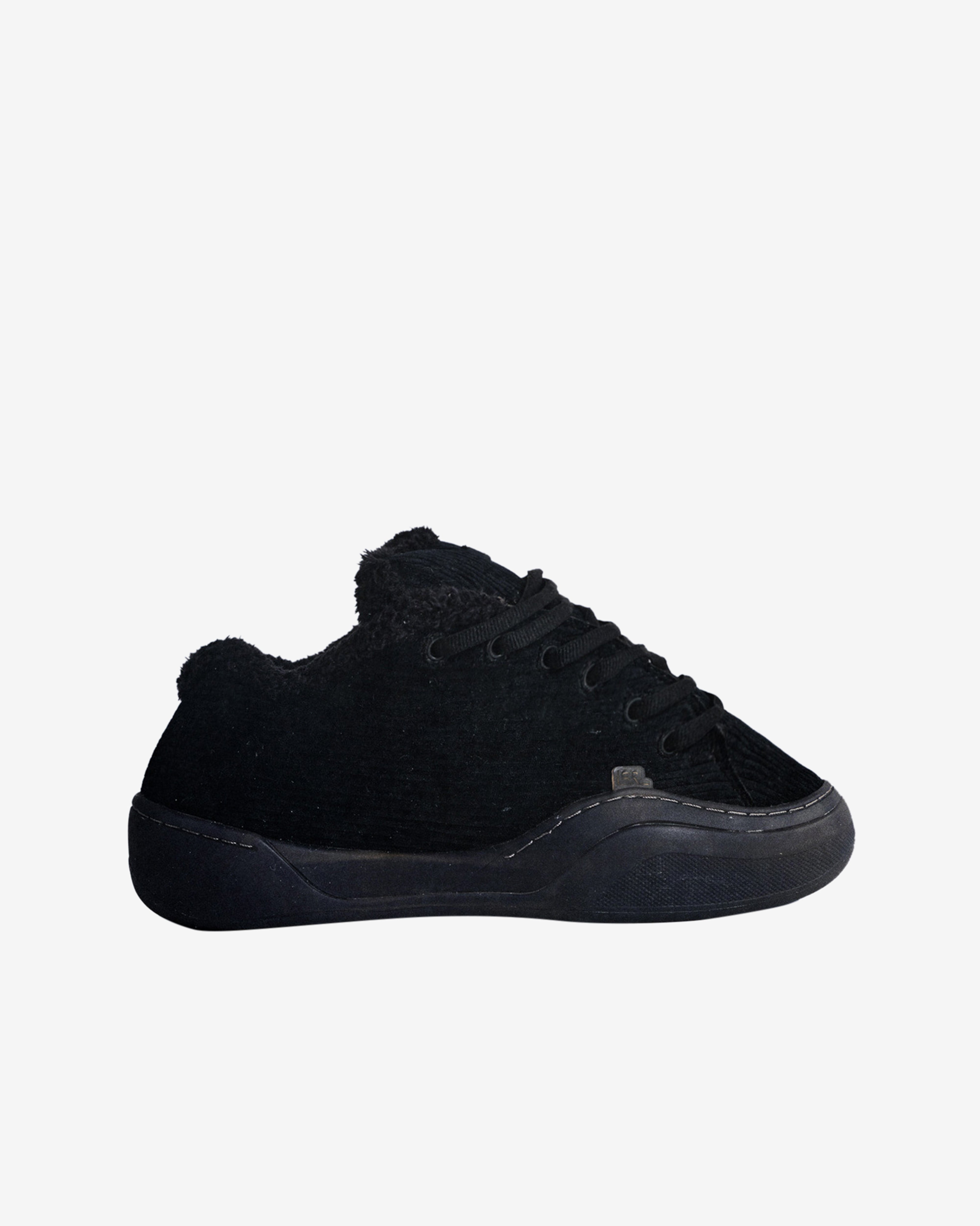 ERL: Men's Corduroy Vamp Sneakers (Pirate Black) | DSMNY E-SHOP