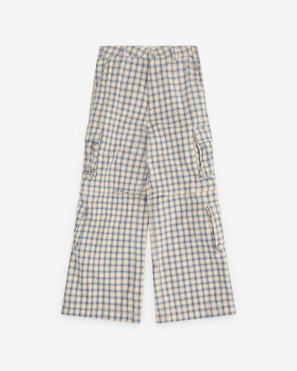 ERL - Men's Zip-Off Cargo Pants - (Beige/Blue)