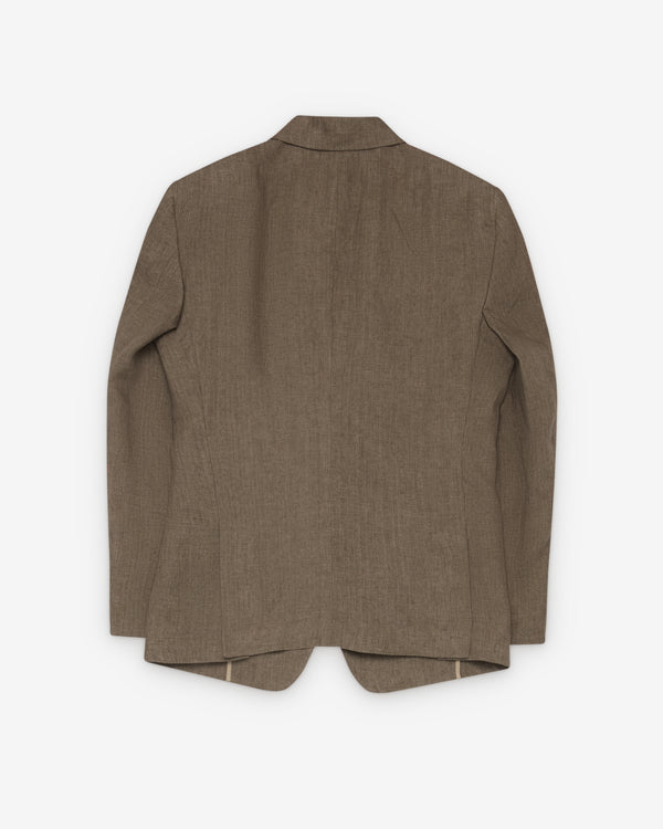 ERL - Men's Linen Blazer - (Brown)