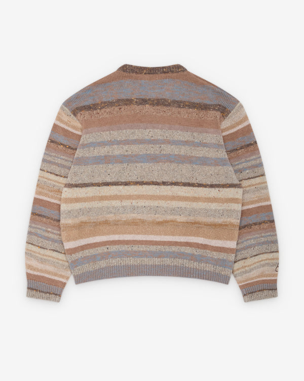 ERL - Men's Striped Sweater - (Brown)