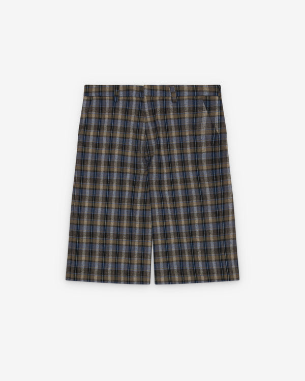 ERL - Men's Check Shorts - (Grey Check)