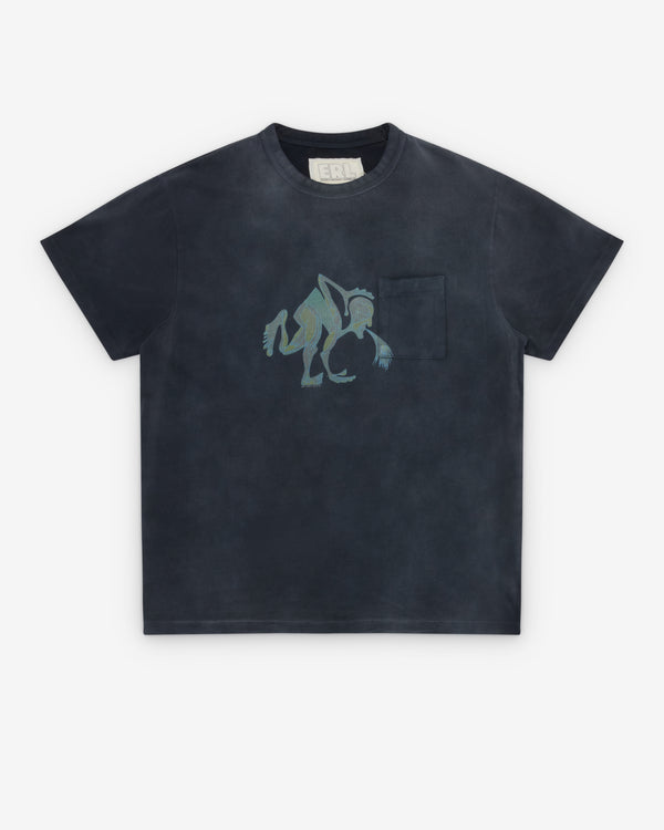 ERL - Men's Puke T-Shirt Knit - (Blue)