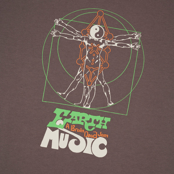 Brain Dead - Men's Earth Music T-Shirt - (Clay)