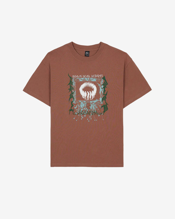 Brain Dead - Men's Endless Construction T-Shirt - (Nutmeg)