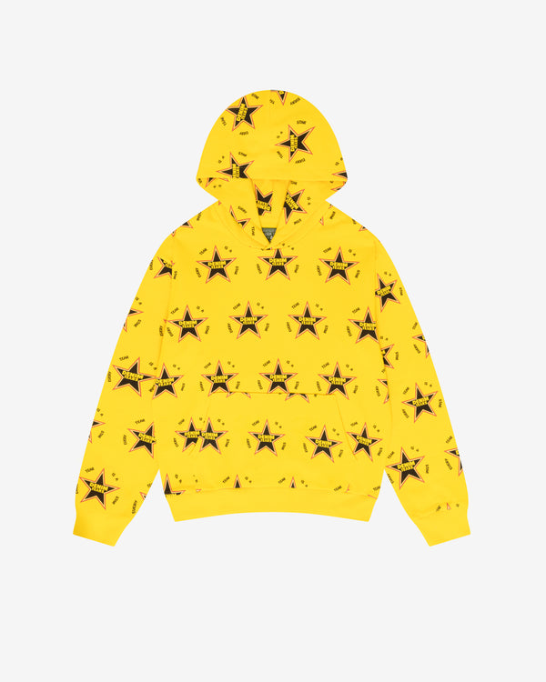 Denim Tears - Men's Every Tear Is A Star All Over Hoodie - (Yellow)