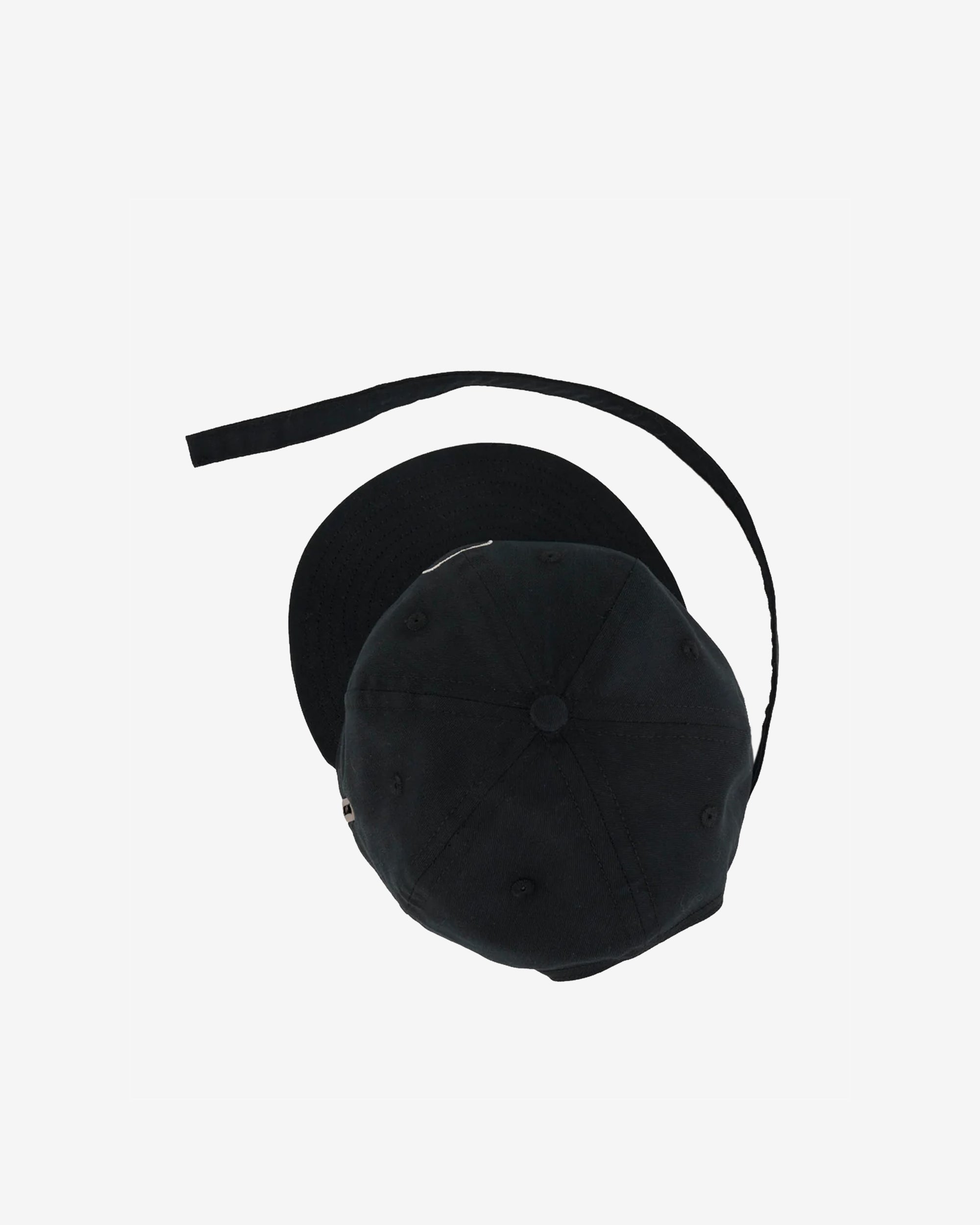 Brain Dead - Men's Extended Strap 6 Panel Logohead Hat - (Black) view 4, Click to Zoom in