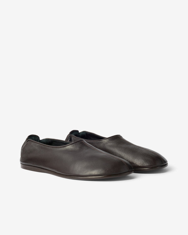 Lemaire - Men's Sock Slip On - (Black Chocolate)