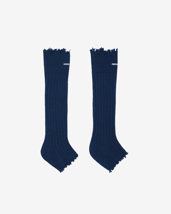 ShuShu/Tong - Women's Embroidered Logo Socks - (Navy)