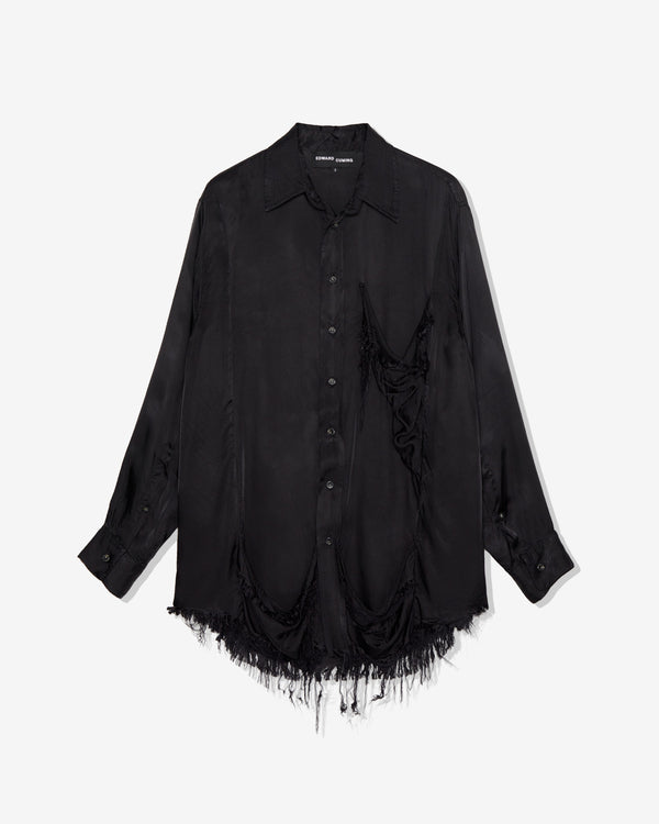 Edward Cuming - Women's Fringe Fall Shirt - (Black)