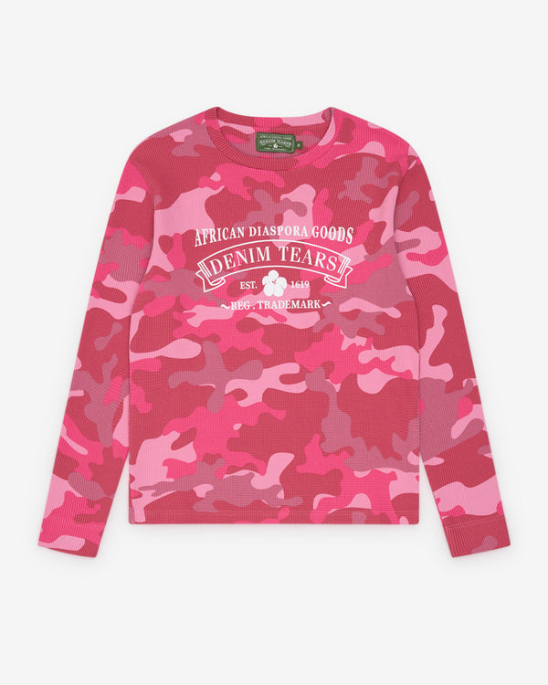 Denim Tears - Men's ADG Thermal - (Pink Camo)