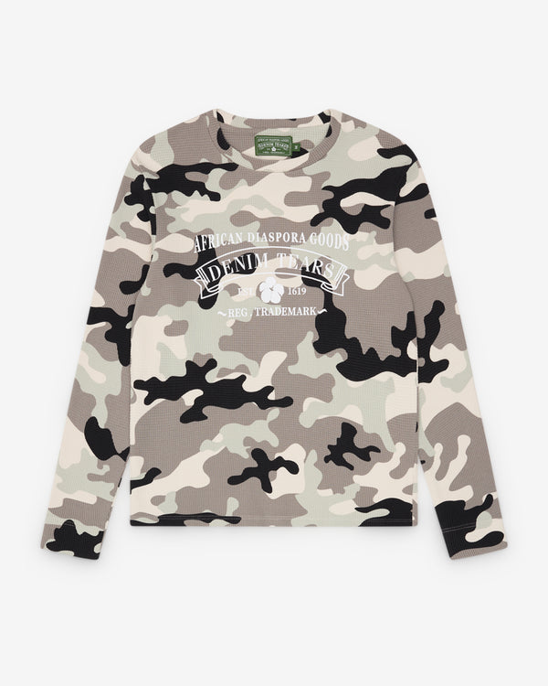 Denim Tears - Men's ADG Thermal - (White Camo)