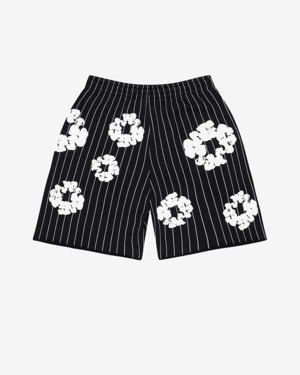 Denim Tears - Men's Pinstripe Wreath Sweatshorts - (Black)