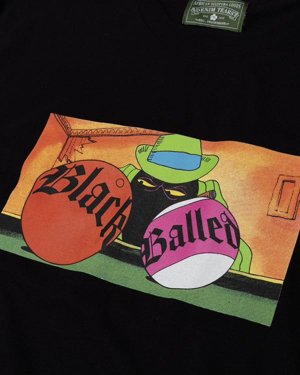 Denim Tears - Men's Black Balled Tee - (Black)