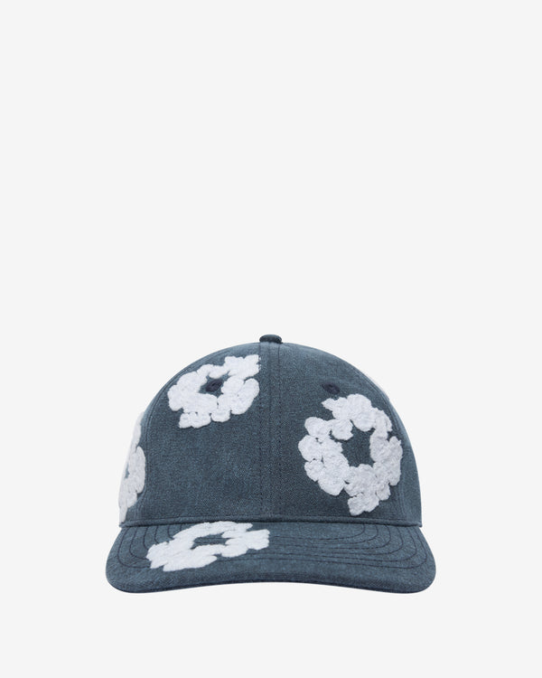 Denim Tears - Men's Cotton Wreath Garment Dyed Cap - (Navy)