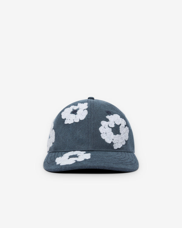 Denim Tears - Men's Cotton Wreath Garment Dyed Cap - (Navy)