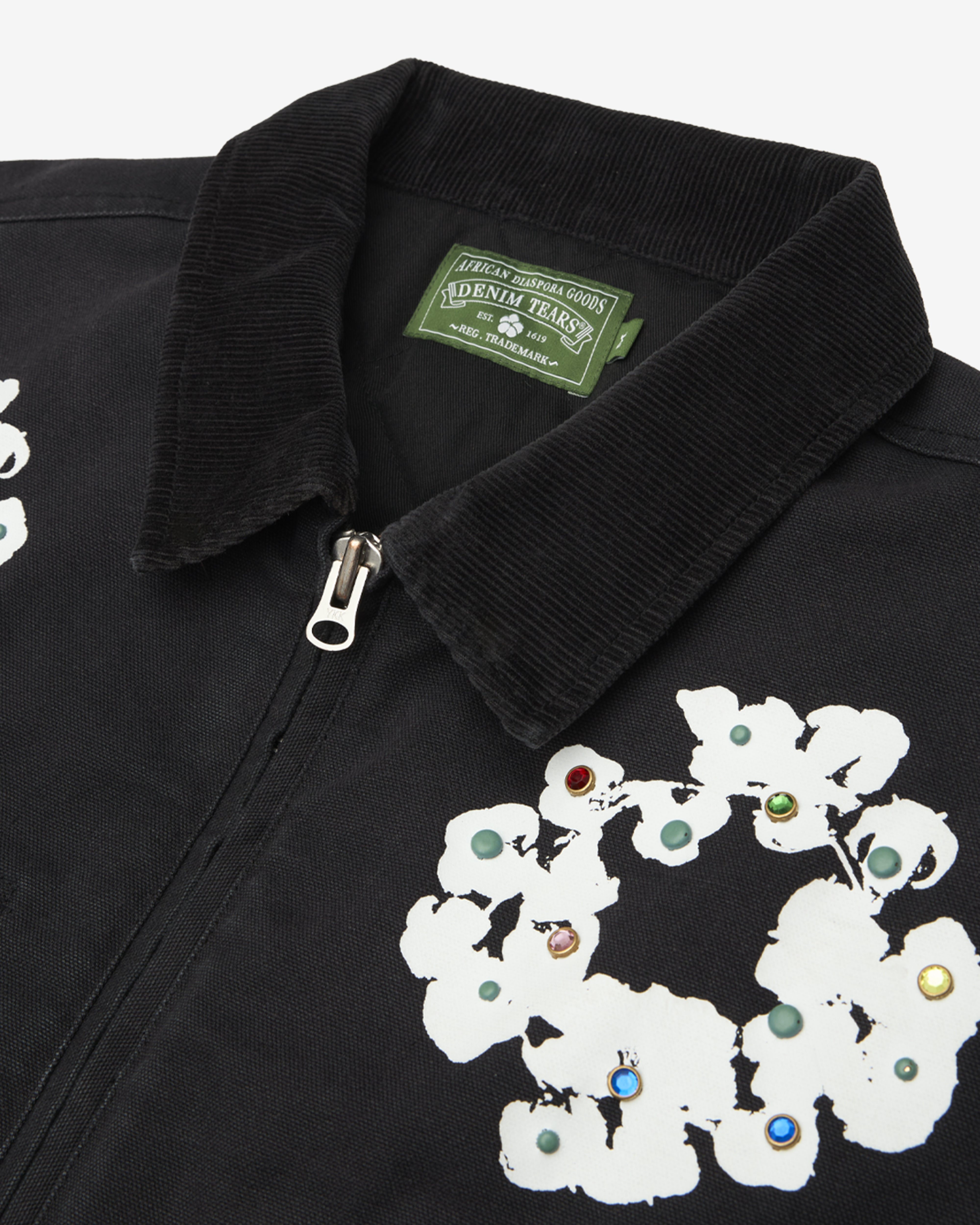 Denim Tears: Men's Work Jacket (Black) | DSMNY E-SHOP