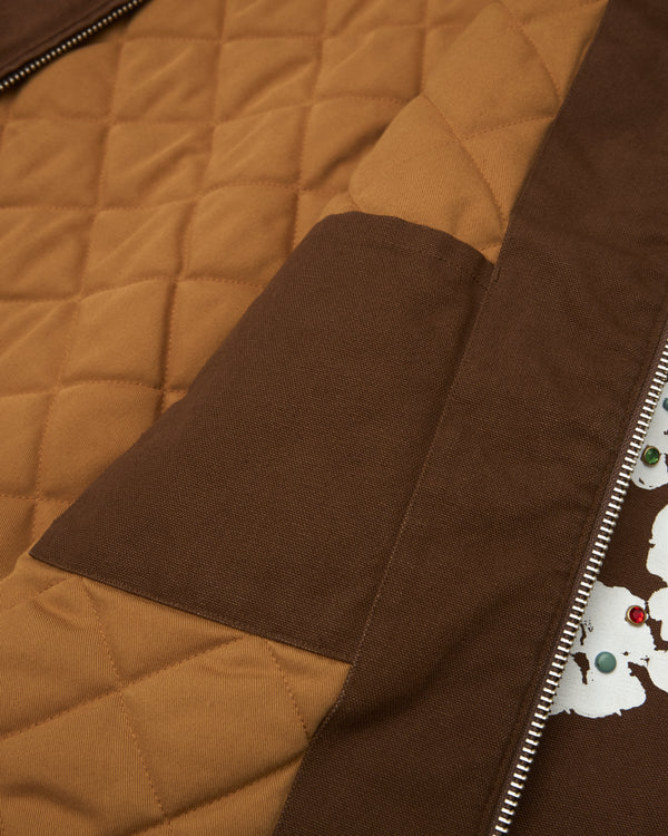 Denim Tears - Men's Work Jacket - (Solid Brown)