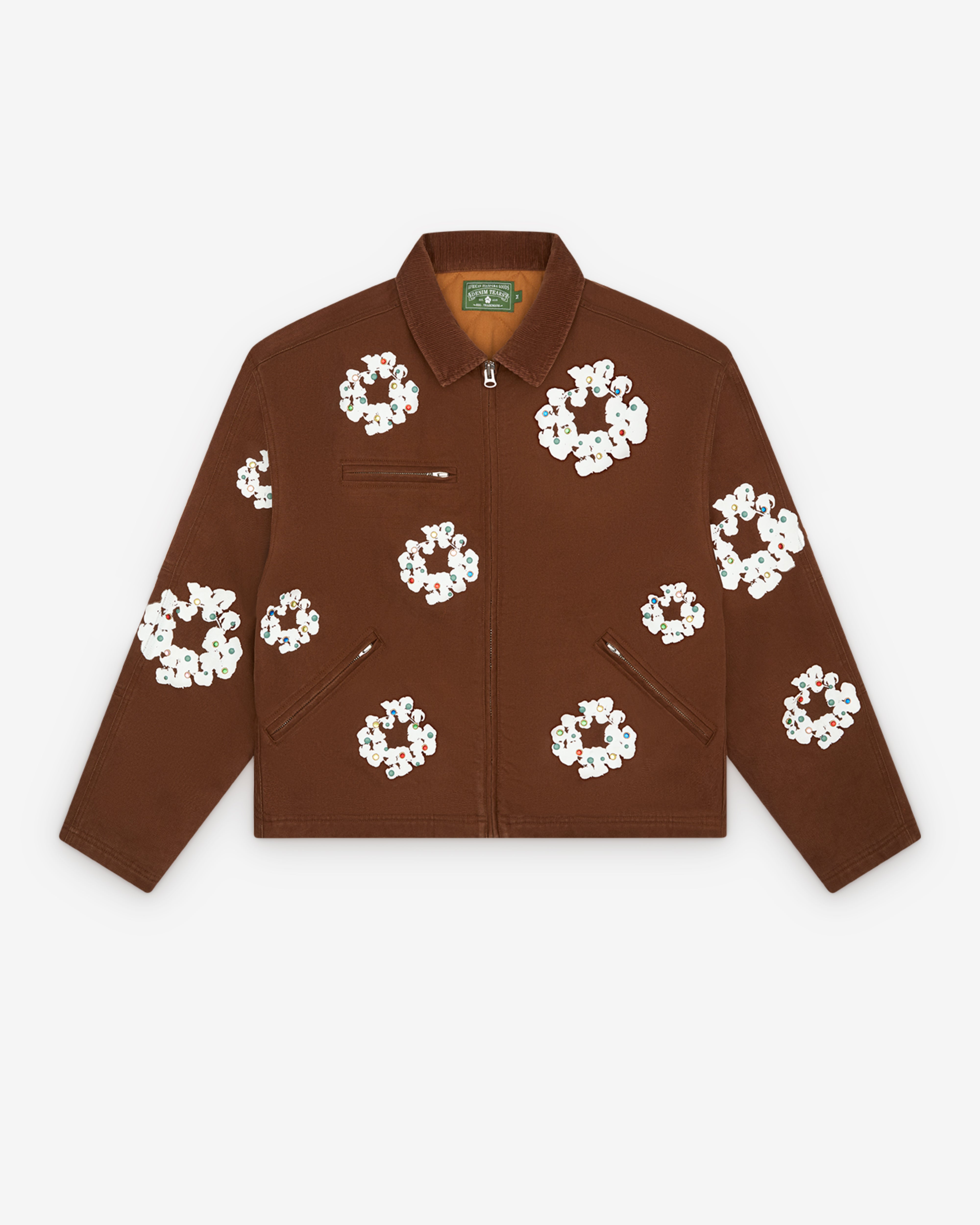 Denim Tears: Men's Work Jacket (Solid Brown) | DSMNY E-SHOP