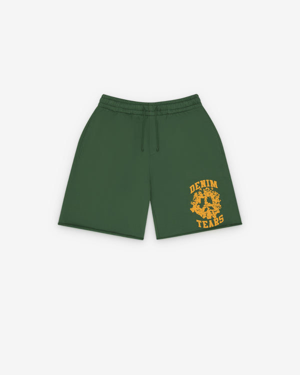 Denim Tears - Men's Denim University Sweatshort - (Green/Yellow)