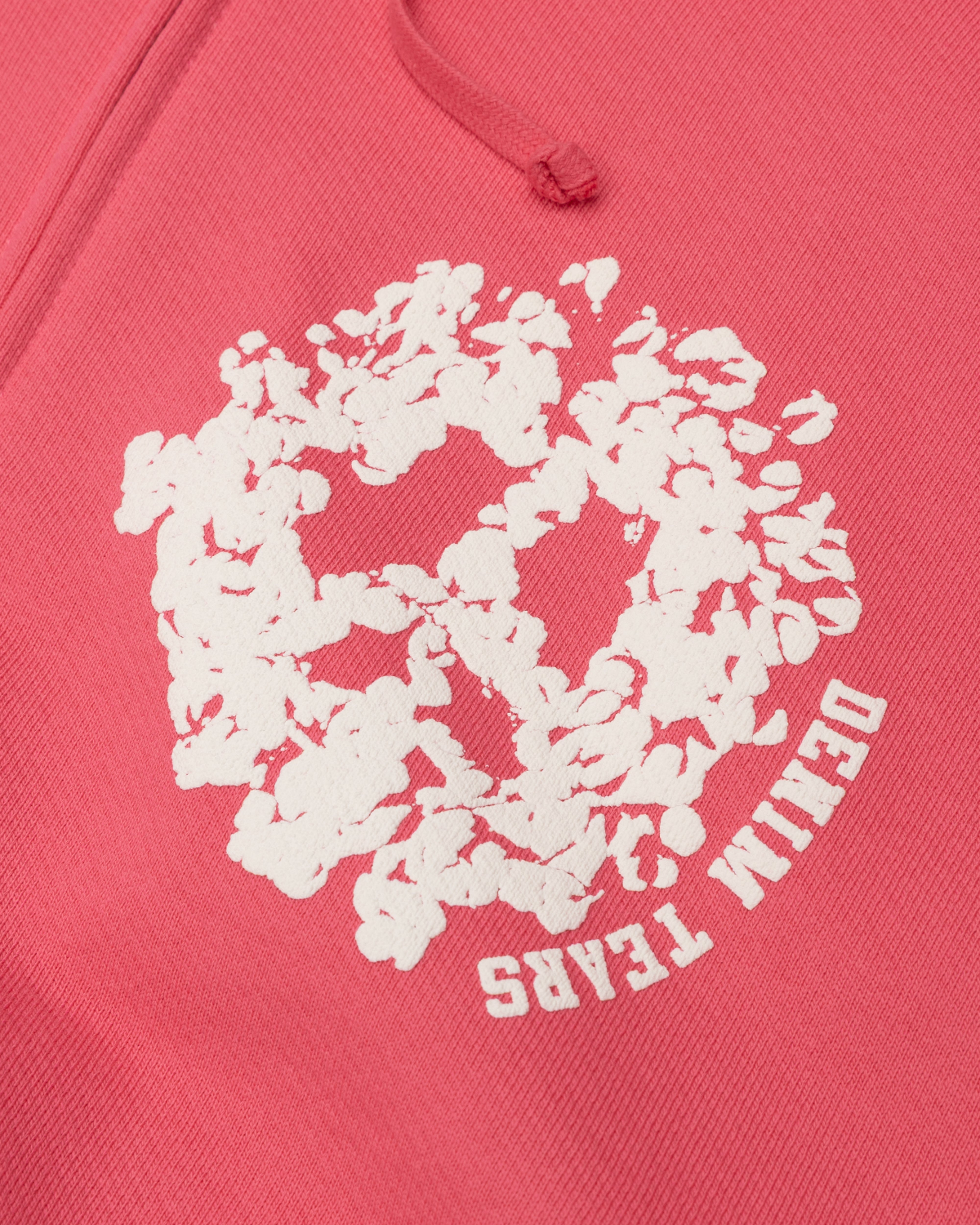 Denim Tears: Men's Denim University Zip Hoodie (Pink) | DSMNY E-SHOP