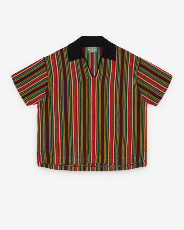 Denim Tears - Men's Knitted Polo - (Multi Stripe)