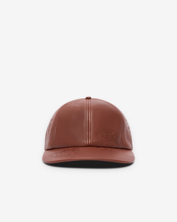 Denim Tears - Men's Leather Cotton Wreath Cap - (Brown)