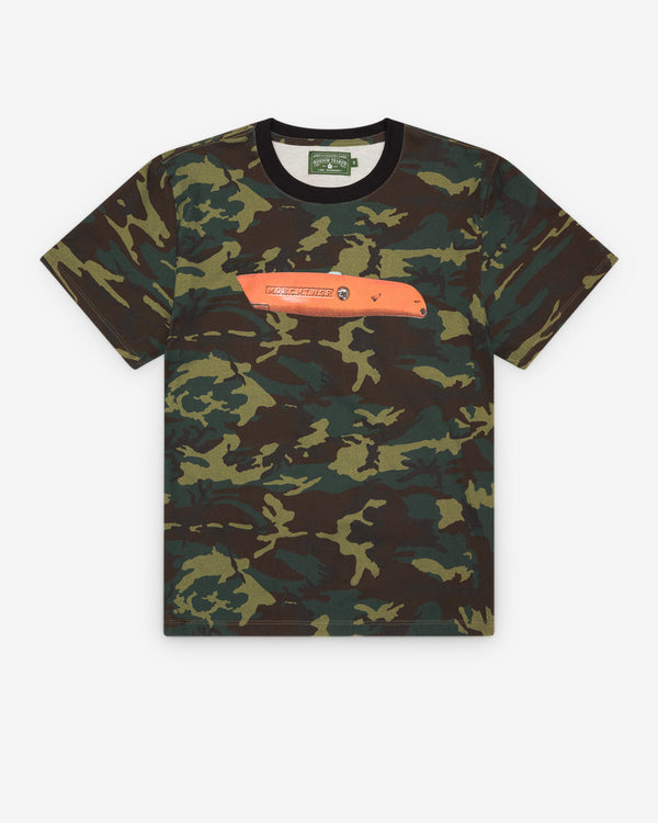 Denim Tears - Men's Razor T-Shirt - (Camo)