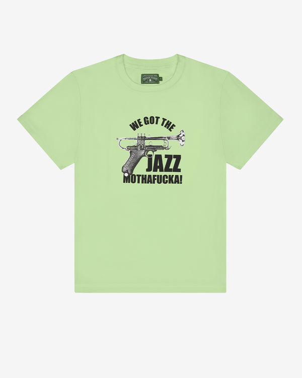 Denim Tears - Men's St. Albans Jazz Tee - (Lime Green)
