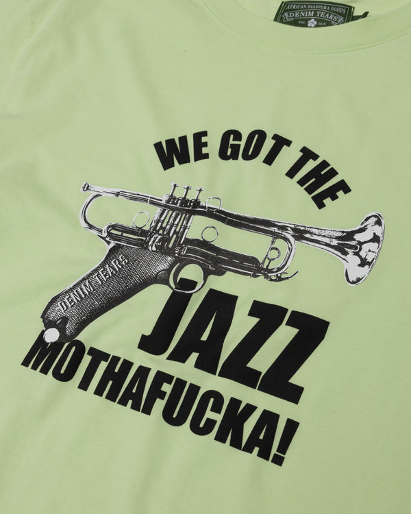 Denim Tears - Men's St. Albans Jazz Tee - (Lime Green)