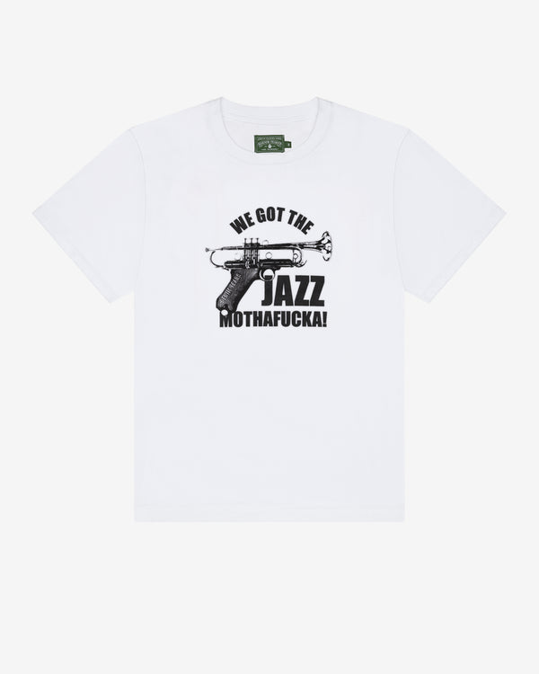 Denim Tears - Men's St. Albans Jazz Tee - (White)