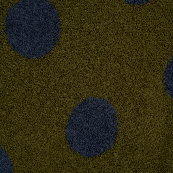 Brain Dead - Men's Teddy Fur Dot Knit Sweater Vest - (Olive)