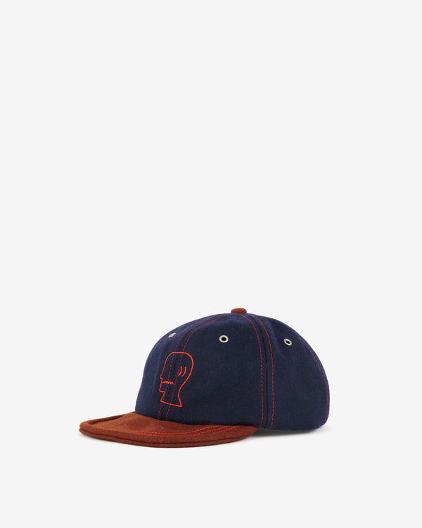 Brain Dead - Men's Flannel Wire Brim Hat - (Navy)