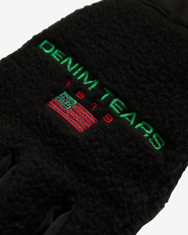 Denim Tears - Men's Fleece Gloves - (Black)