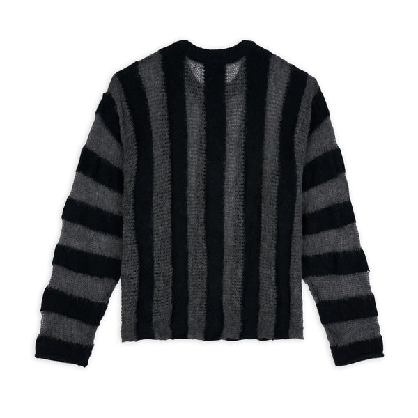 Brain Dead - Men's Fuzzy Threadbare Sweater - (Black)