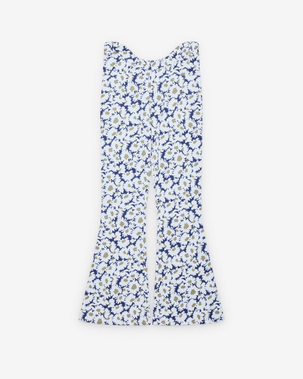 Jean Paul Gaultier - Women's Flare Leg Denim Pant - (Navy/White)