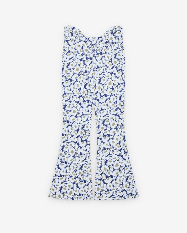 Jean Paul Gaultier - Women's Flare Leg Denim Pant - (Navy/White)