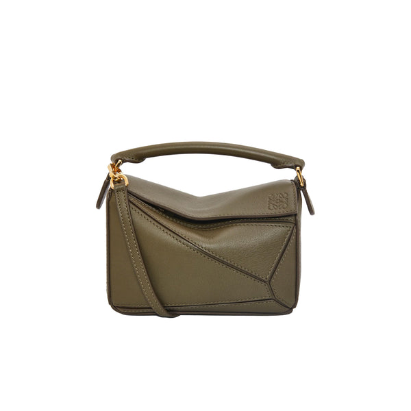 Loewe - Women's Puzzle Mini Bag - (Dark Khaki Green)