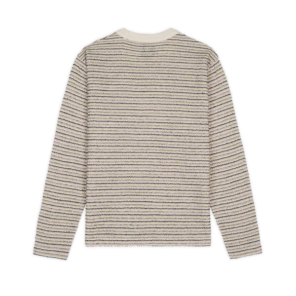 Brain Dead - Men's Gauze Long Sleeve Mock Neck Sweater - (Taupe)