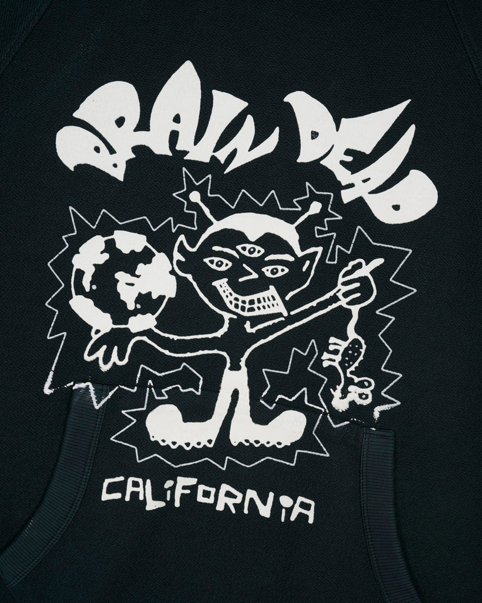 Brain Dead - Men's Global Shock Hoodie - (Forest Green) view 3, Click to Zoom in