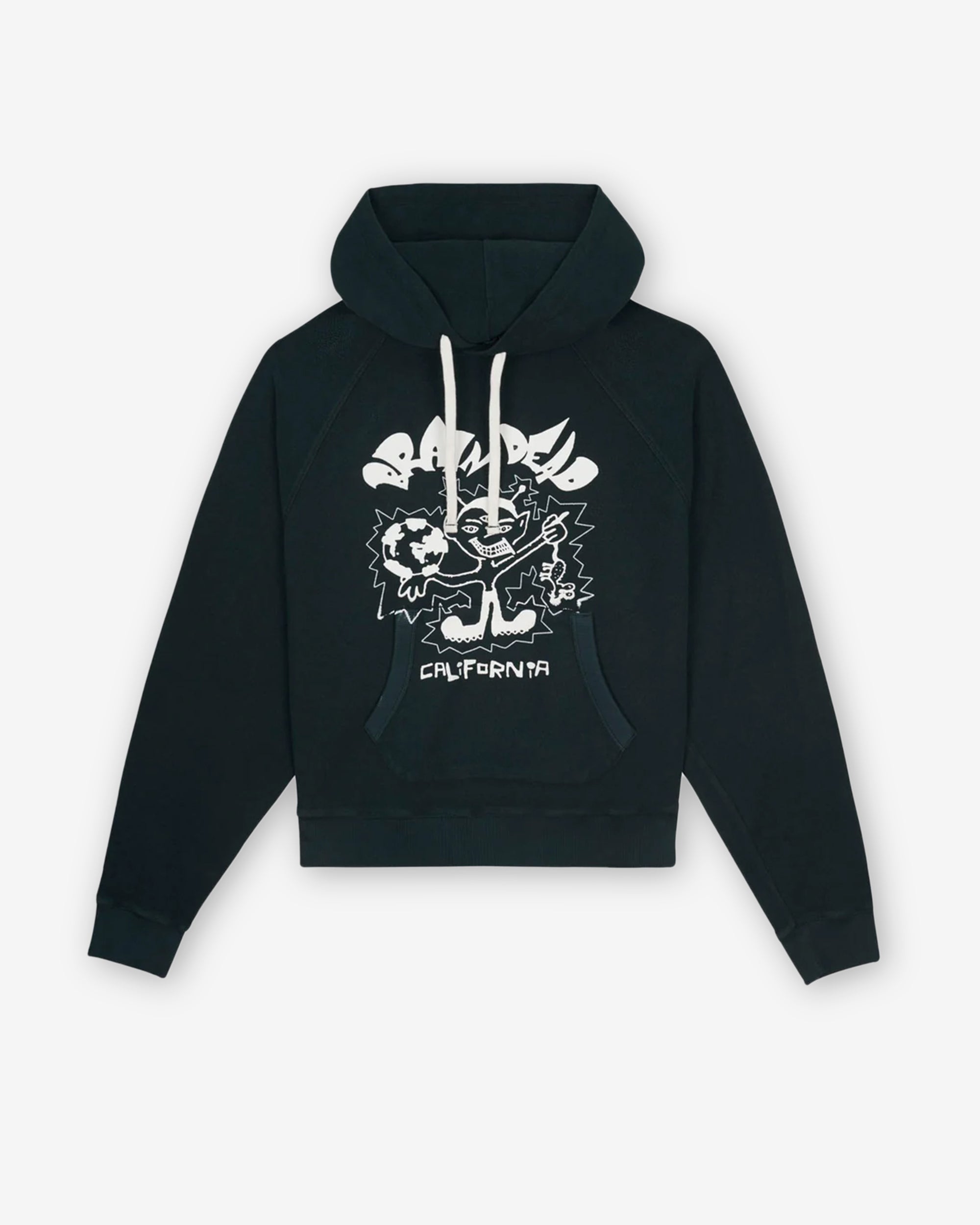 Brain Dead - Men's Global Shock Hoodie - (Forest Green) view 1, Click to Zoom in