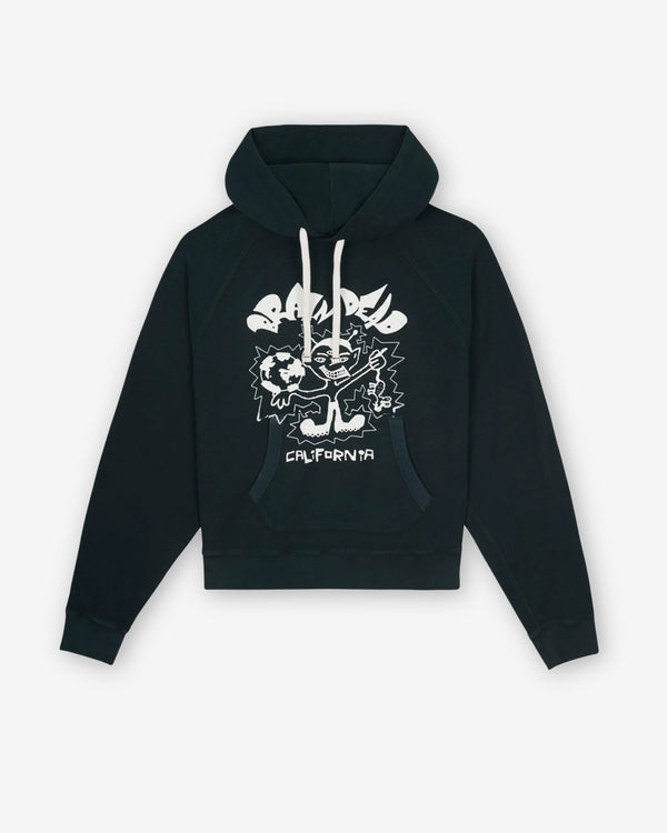 Brain Dead - Men's Global Shock Hoodie - (Forest Green)