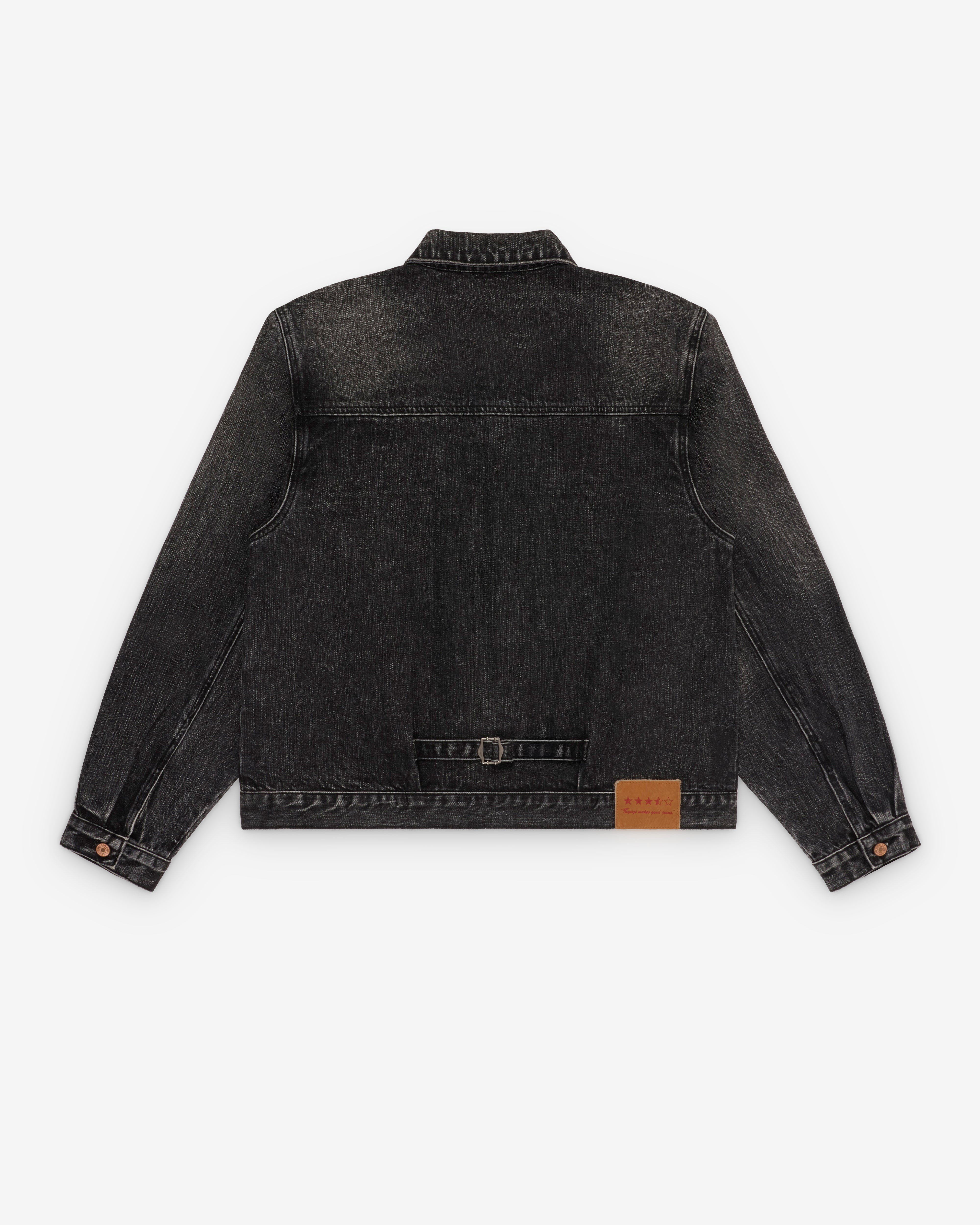 Fugazi: Men's Good Jean Jacket (Washed Black) | DSMNY E-SHOP