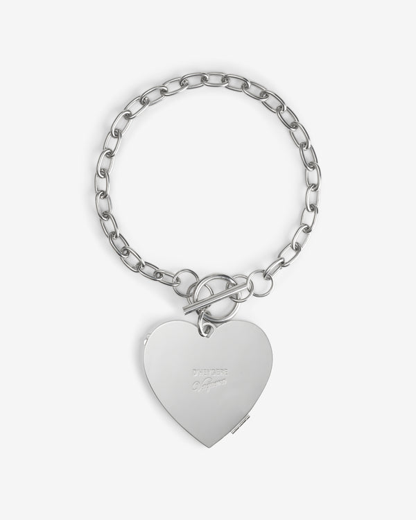 Vaquera - Women's D'Heygere XL Heart Necklace - (Silver)