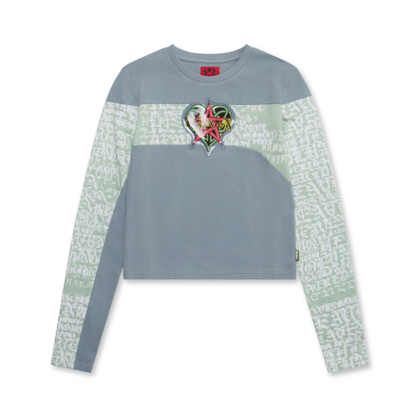 Heaven By Marc Jacobs - Women’s Pentagram Longsleeve - (Grey) AW23  3F3RTP083C16-028