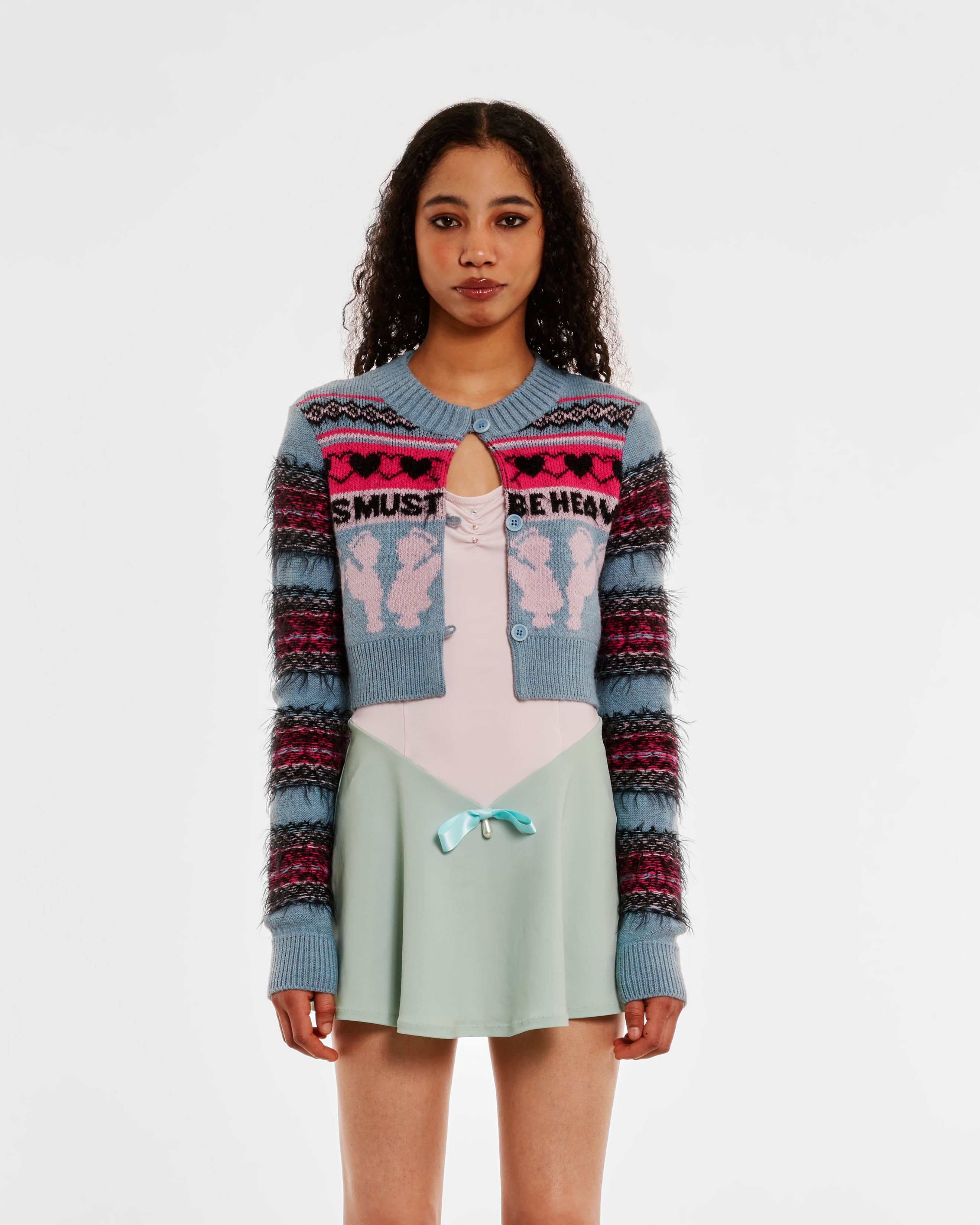 Heaven by Marc Jacobs - Women's Shrunken Fair Isle Cardigan - (Multi)