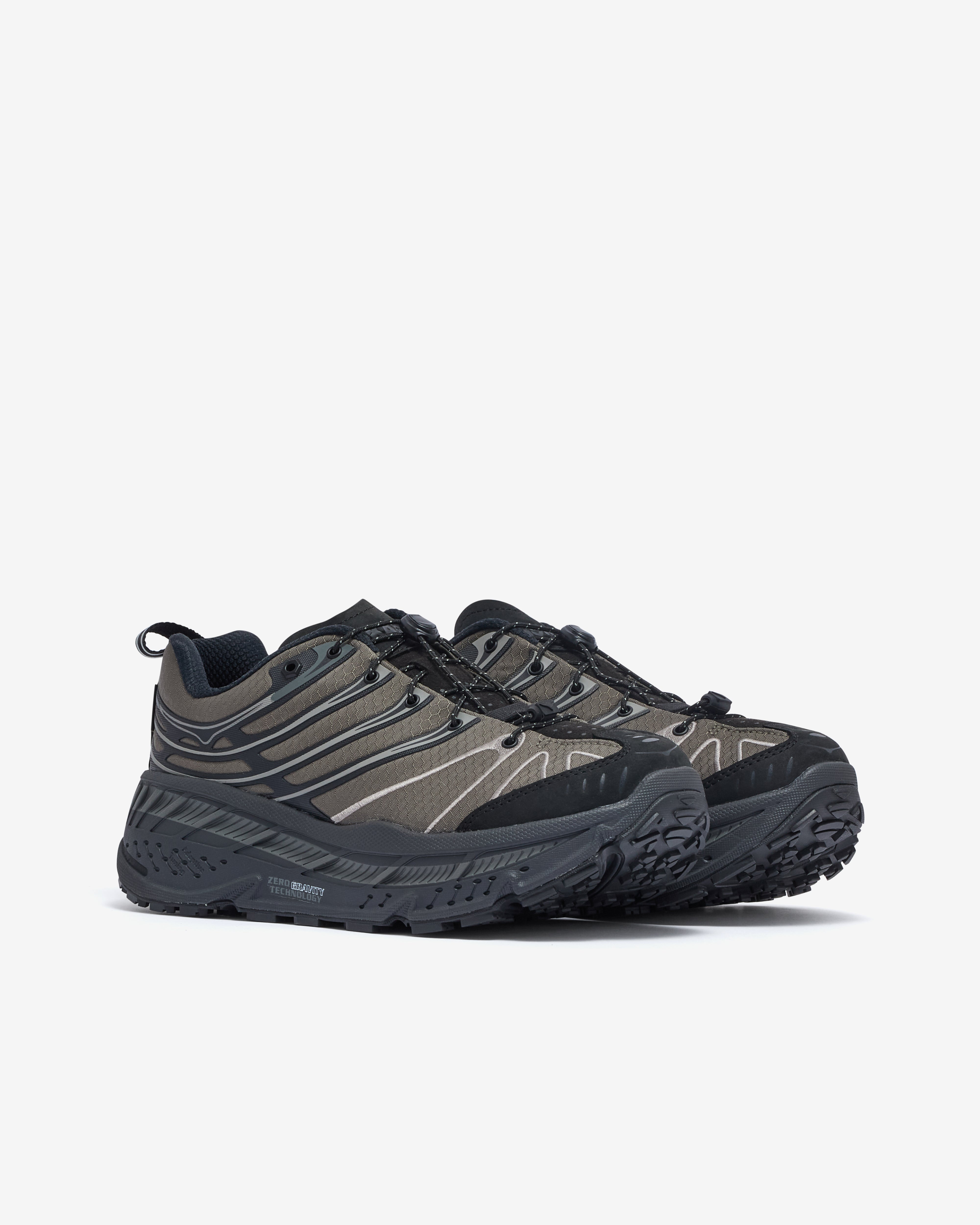 Hoka: Men's Haven Stinson EVO GTX Sneakers (Jet Black/Tarmac